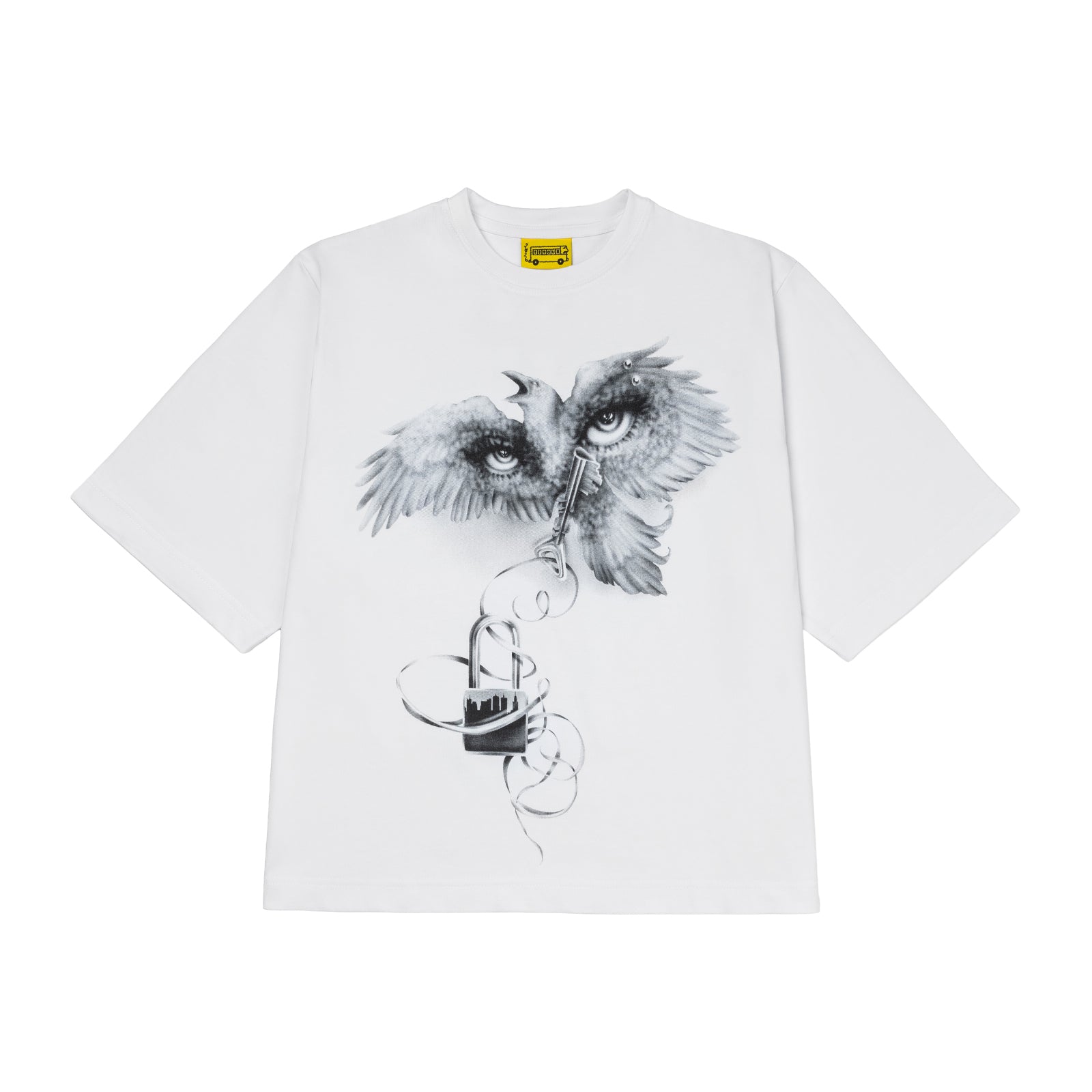 Taco Hemingway - T-shirt KLUCZE DO MIASTA biały